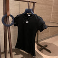 New Fashion Black and White Women's T-shirtXC052025021801