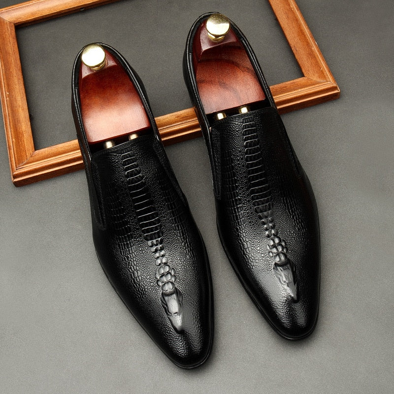 New leather Formal Men's ShoesPD052026042304