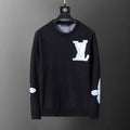 New Fashion V Logo handmade Men's sweaterXC052025092406