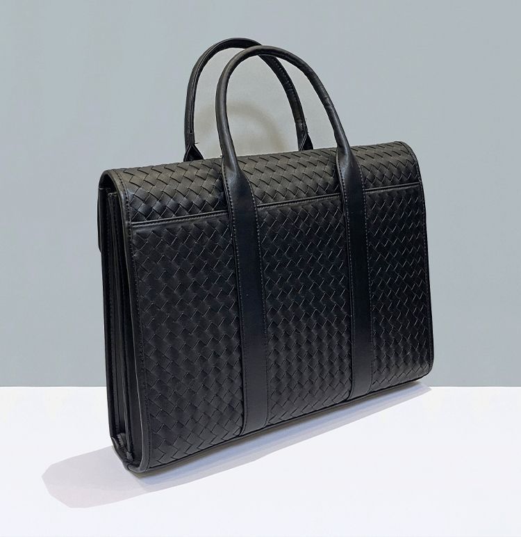 New Black Leather Men's BV BagsXC052026050802