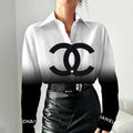 High quality fashion versatile printed long sleeve shirt 3D1024051609