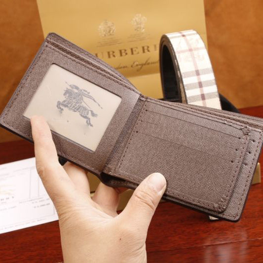 New B Logo Fashion Belt and Wallet Gift BoxPD052024091904