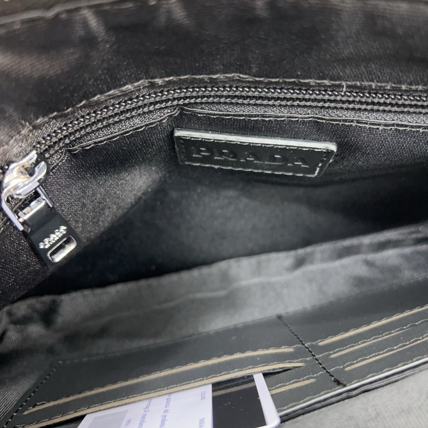 New  Black Leather P Logo Men's BagsXC052025110301