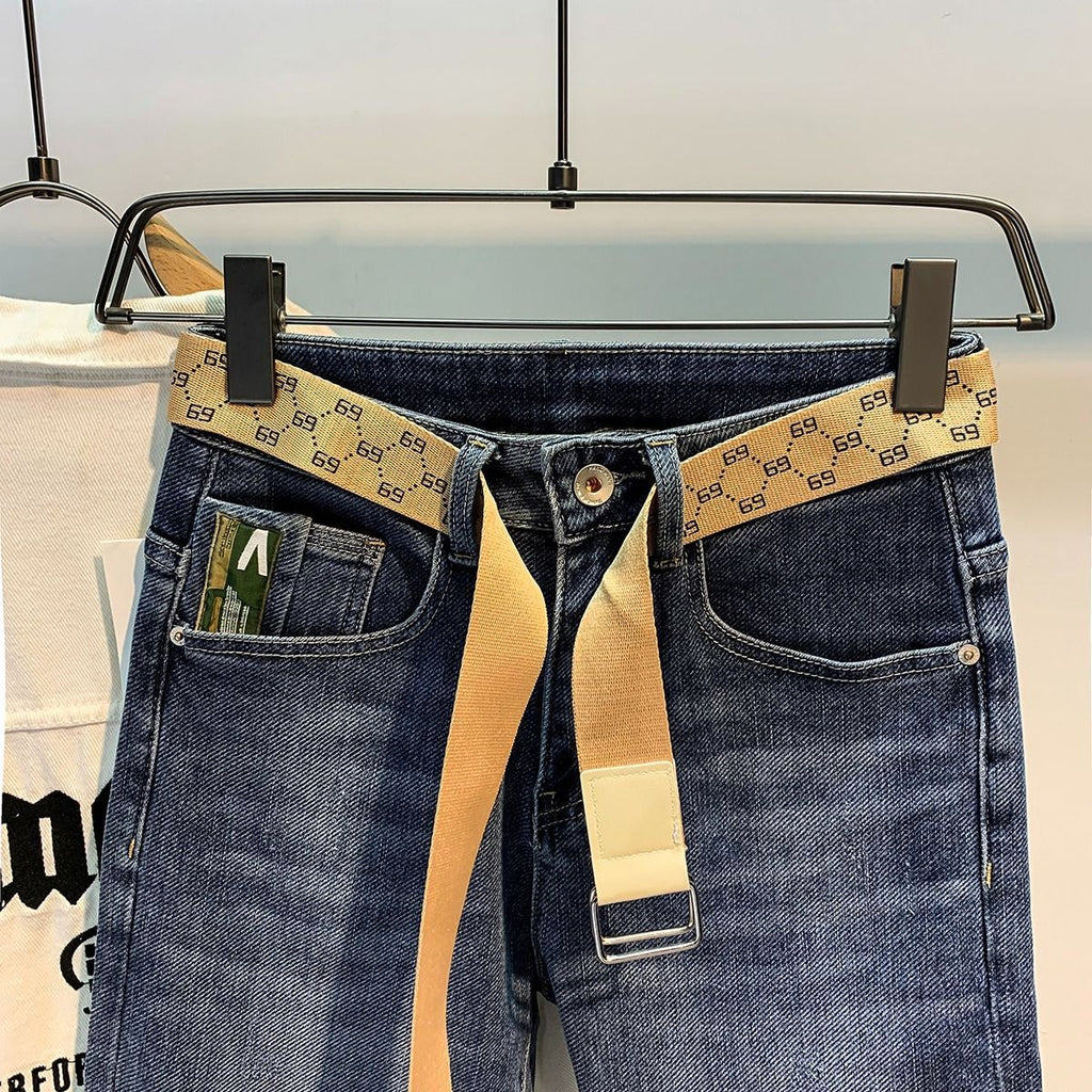 High-end Light Luxury Slim-fit Stretch Men's Trousers 1024073122