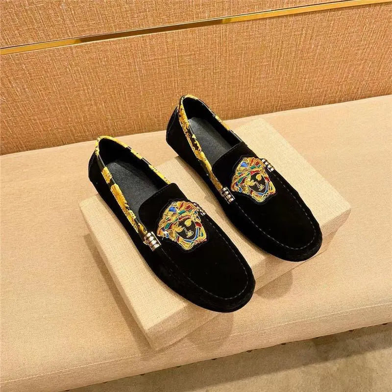 Men's Light Luxury Leather Breathable Loafers 1025021408