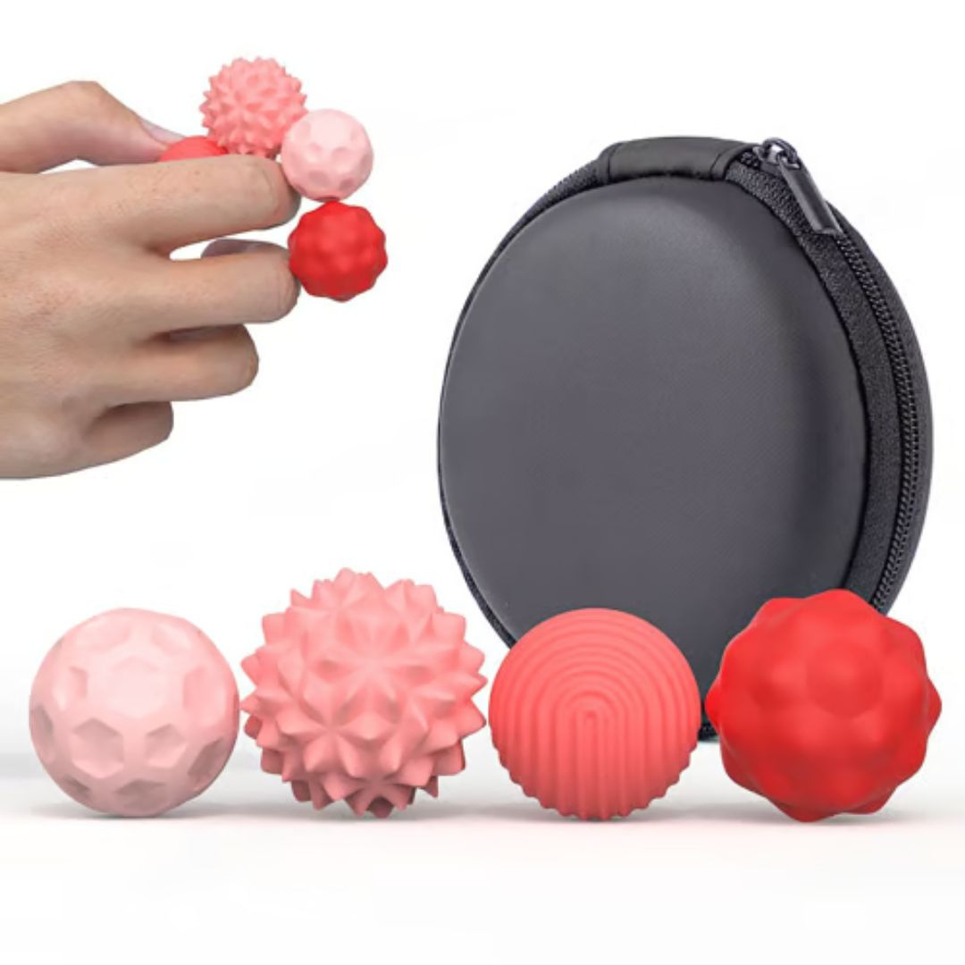 Silicone Magnetic Balls – Sensory Fidget Roller Set