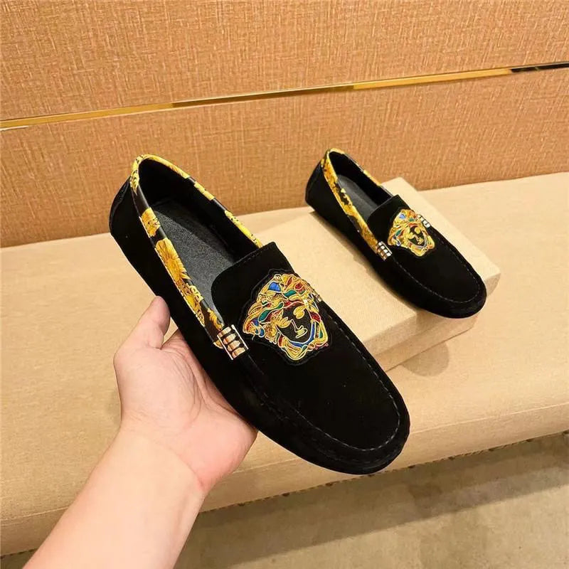 Men's Light Luxury Leather Breathable Loafers 1025021408
