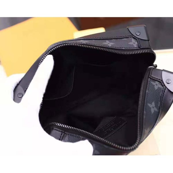 Black A Grade Leather V Logo Bags-WX05202362803