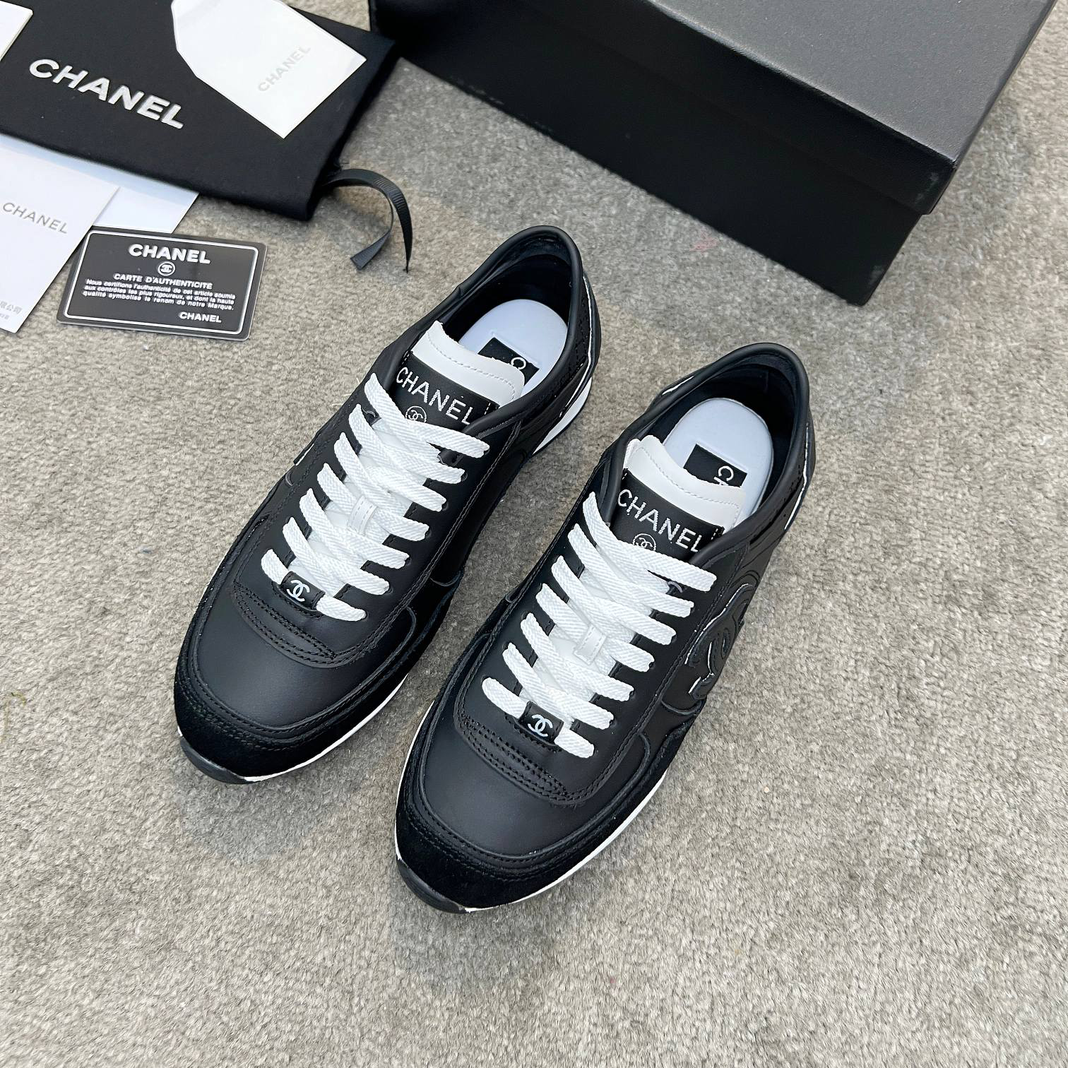 New C Logo Handmade Fashion Women's SneakersXC052025042805