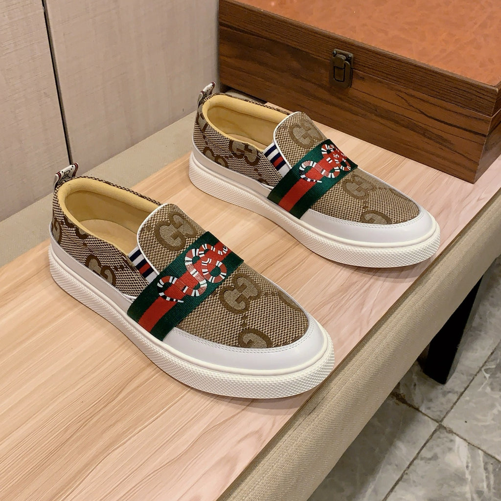 New Fashion G Logo leather Mens LoafersPD052025052603