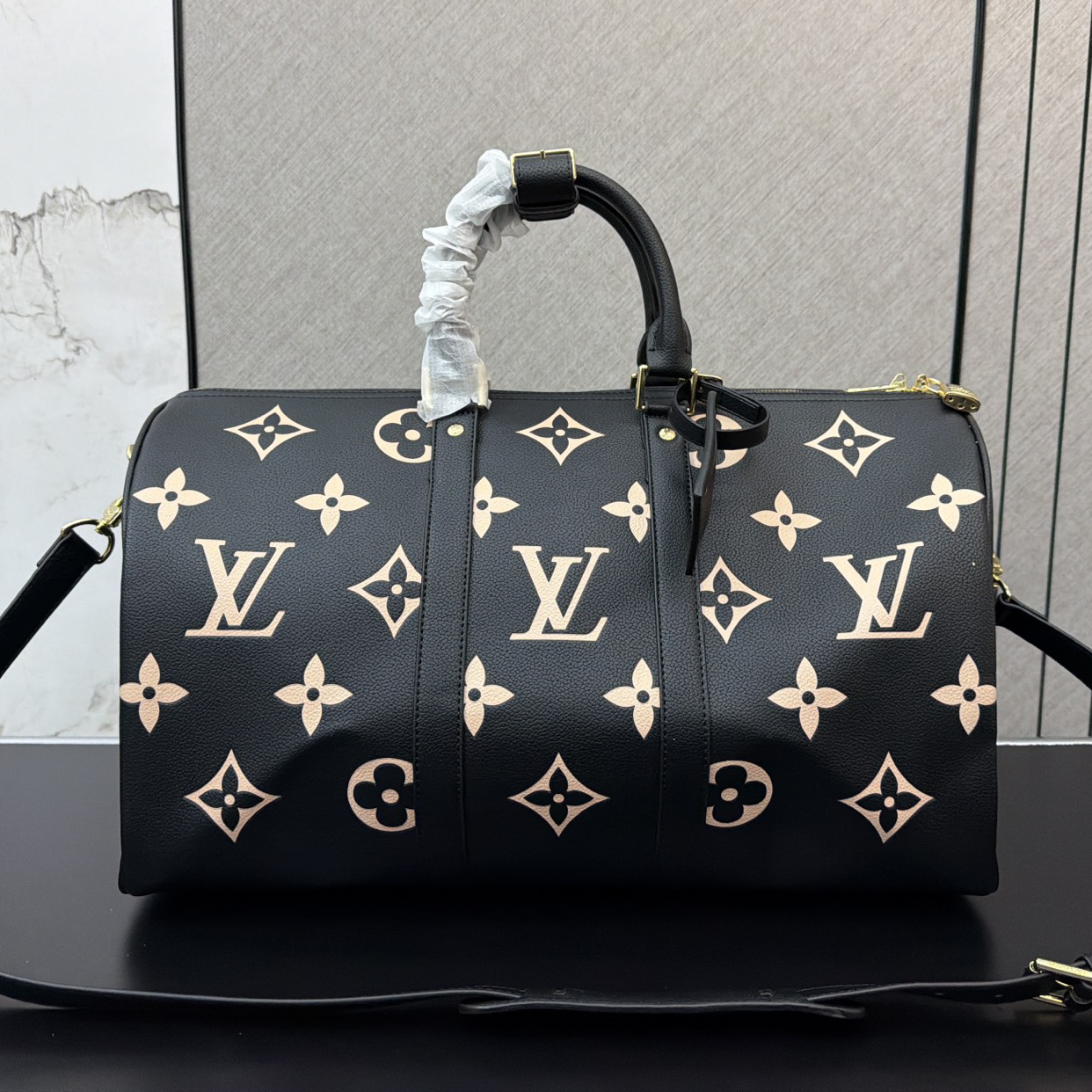 New Black Leather Men's bagsXC052026042216