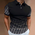 Men's Summer Fashion Printed Polo Shirts 3D1024041803