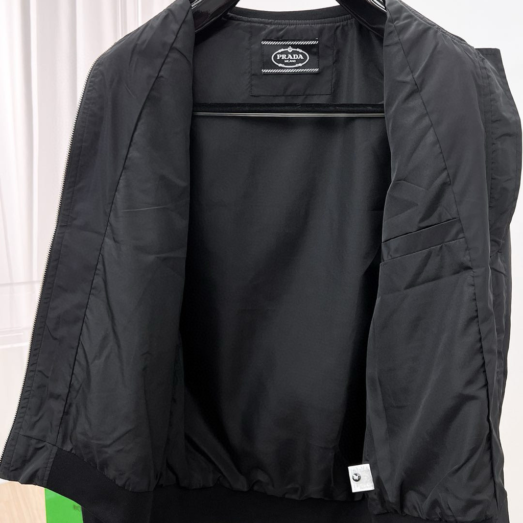 New P Logo Black Men's JacketPD052025102701