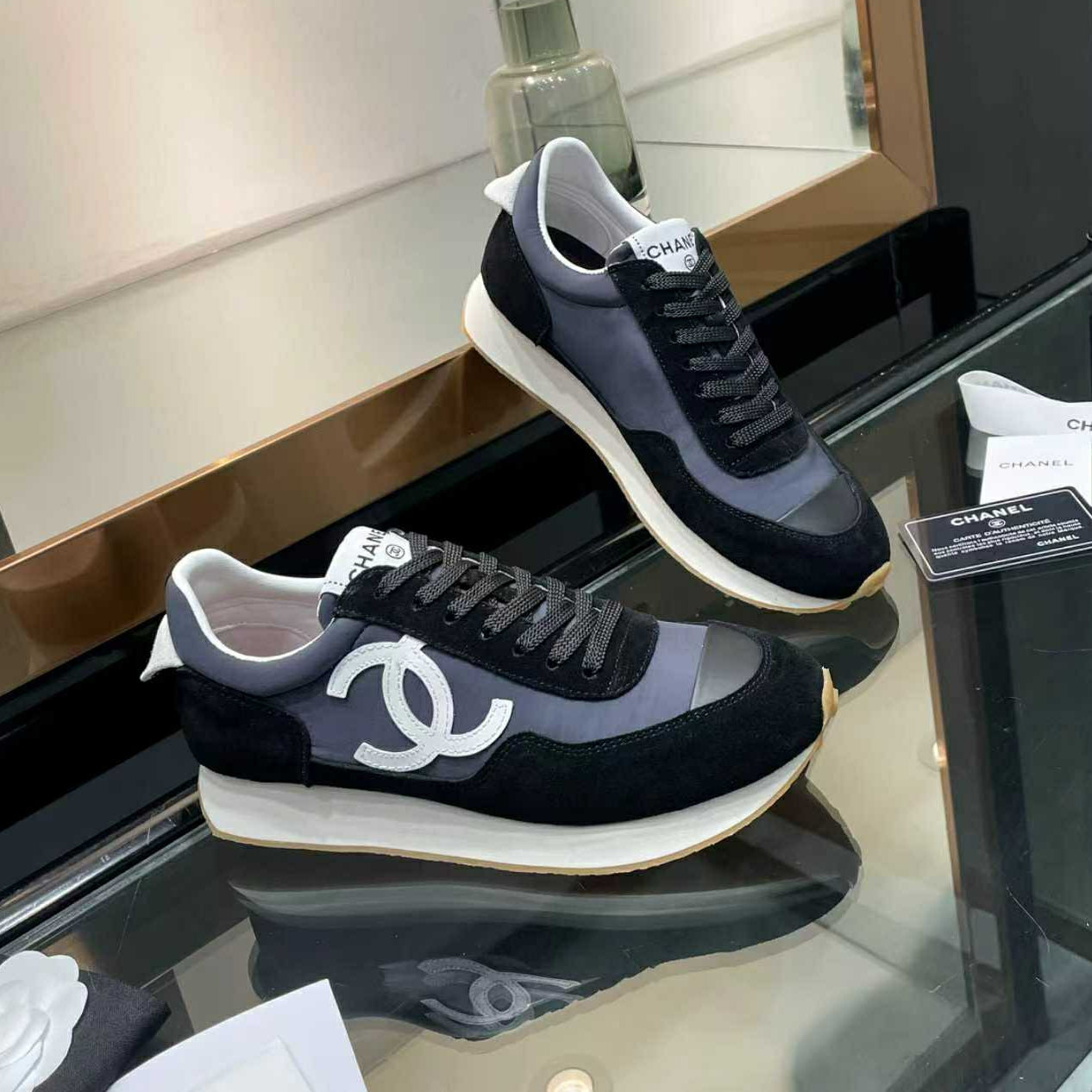 New Black and White Fashion Women's SneakersPD052026032512