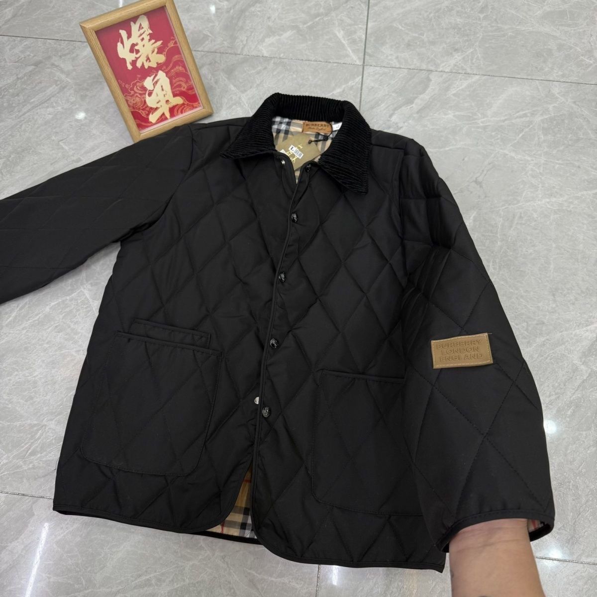 men's thin padded jacket