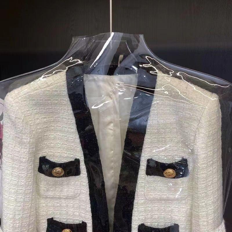 Color Block Tweed Short Coat 0823112209