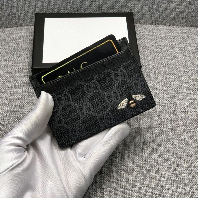 Small Handmade Leather G Logo Fashion Cards Wallets