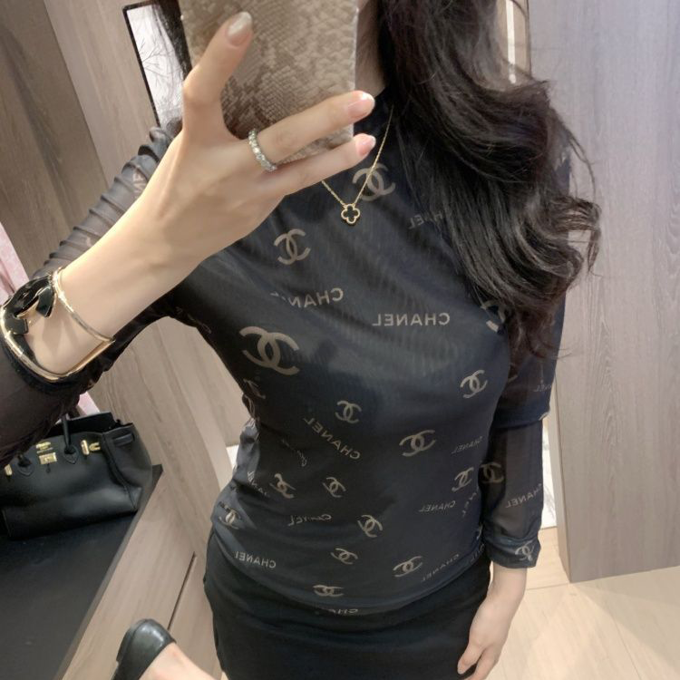 Fashion black Comfortable Women's shirtPD052026031003