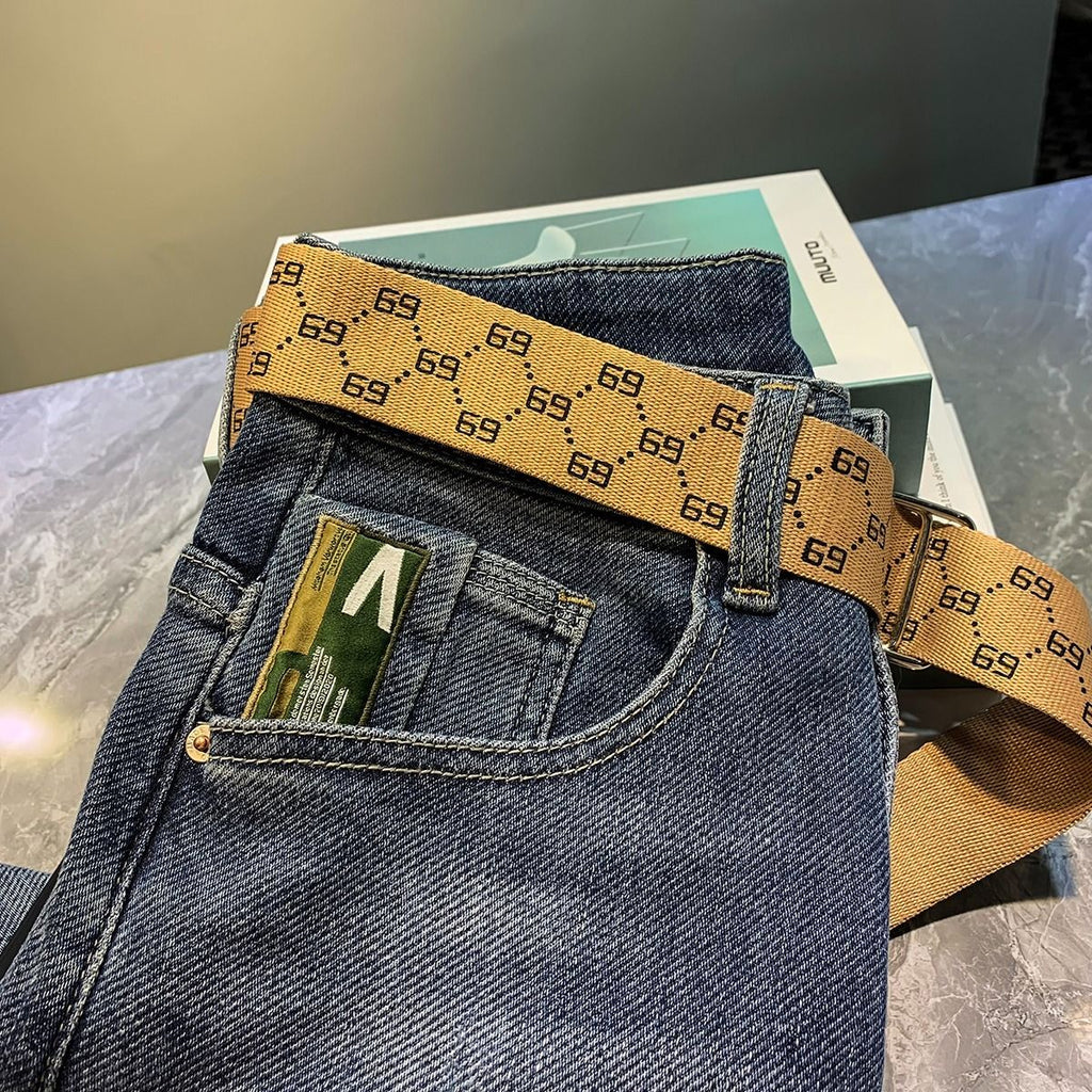 High-end Light Luxury Slim-fit Stretch Men's Trousers 1024073122