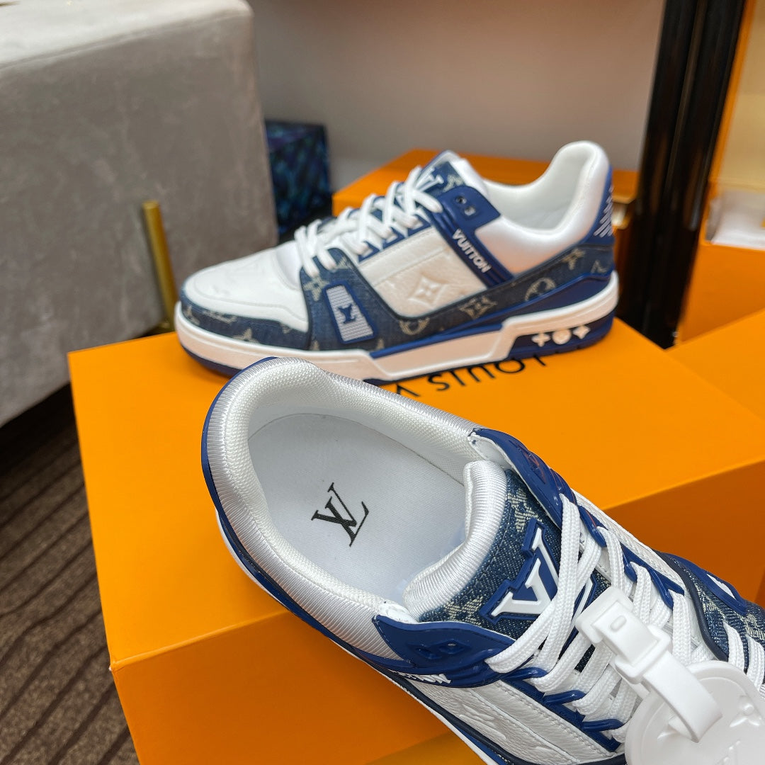 New V Logo Leisure Men SneakersPD052024031801