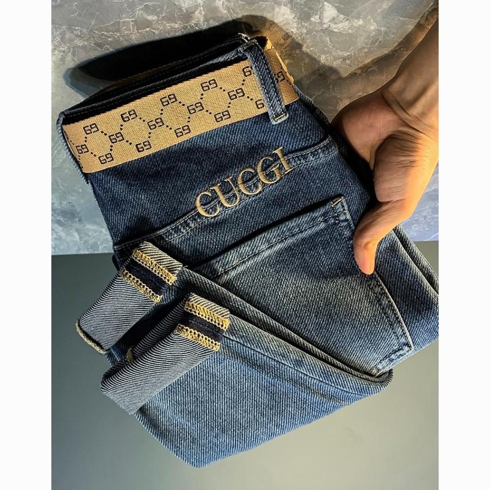 High-end Light Luxury Slim-fit Stretch Men's Trousers 1024073122