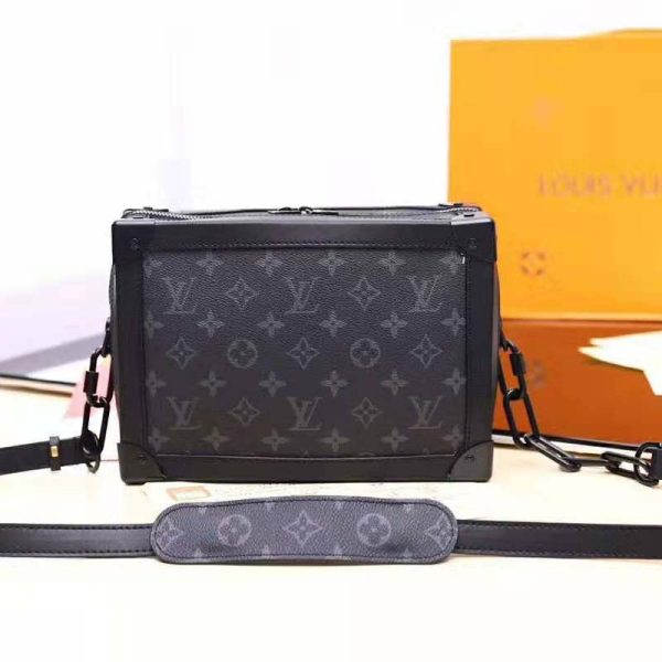 Black A Grade Leather V Logo Bags-WX05202362803