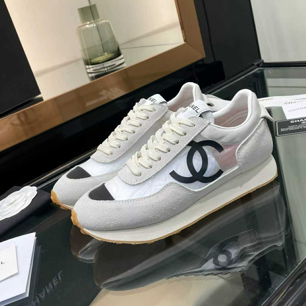 New Black and White Fashion Women's SneakersPD052026032512