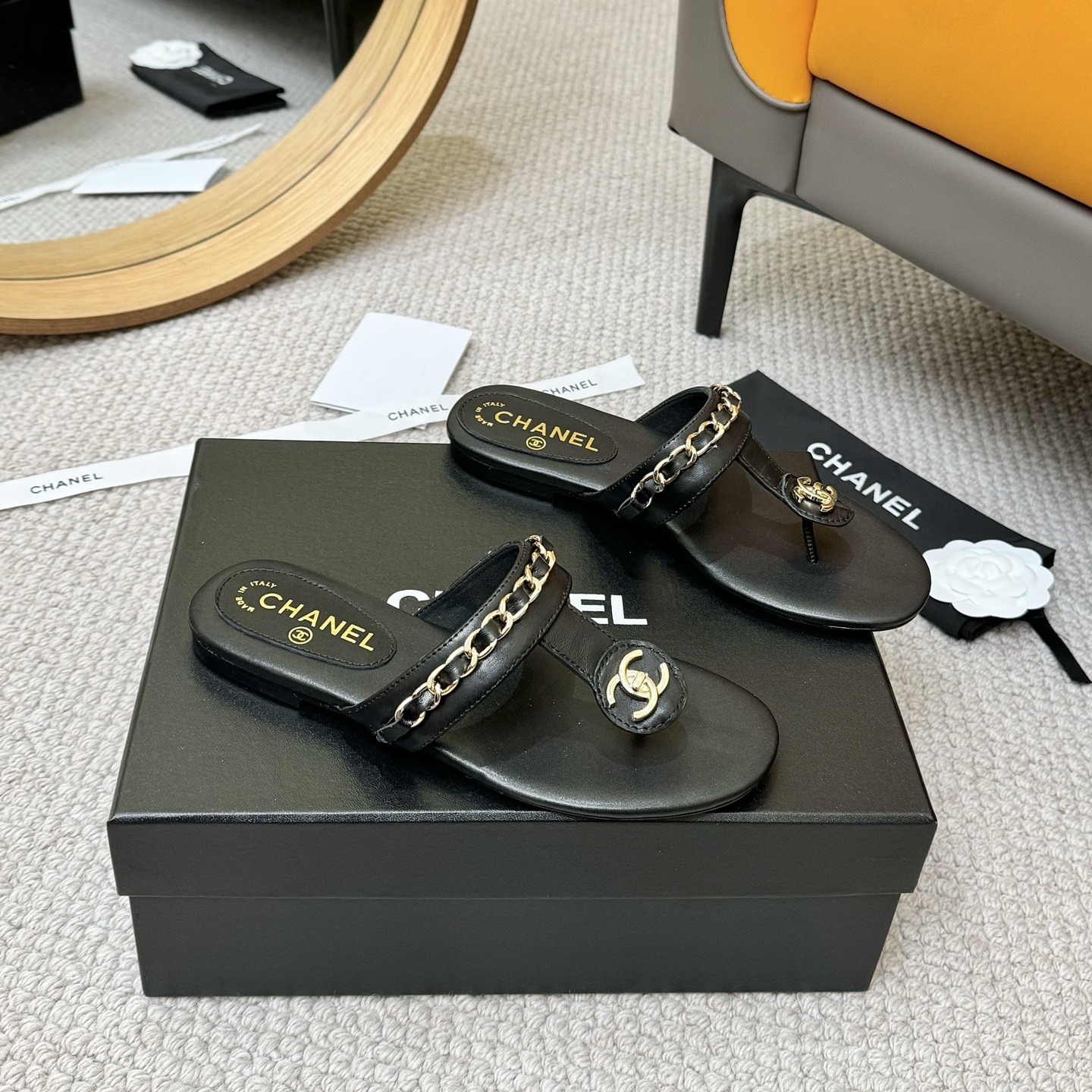New C Logo Handmade Fashion Women's SlippersXC052025042805