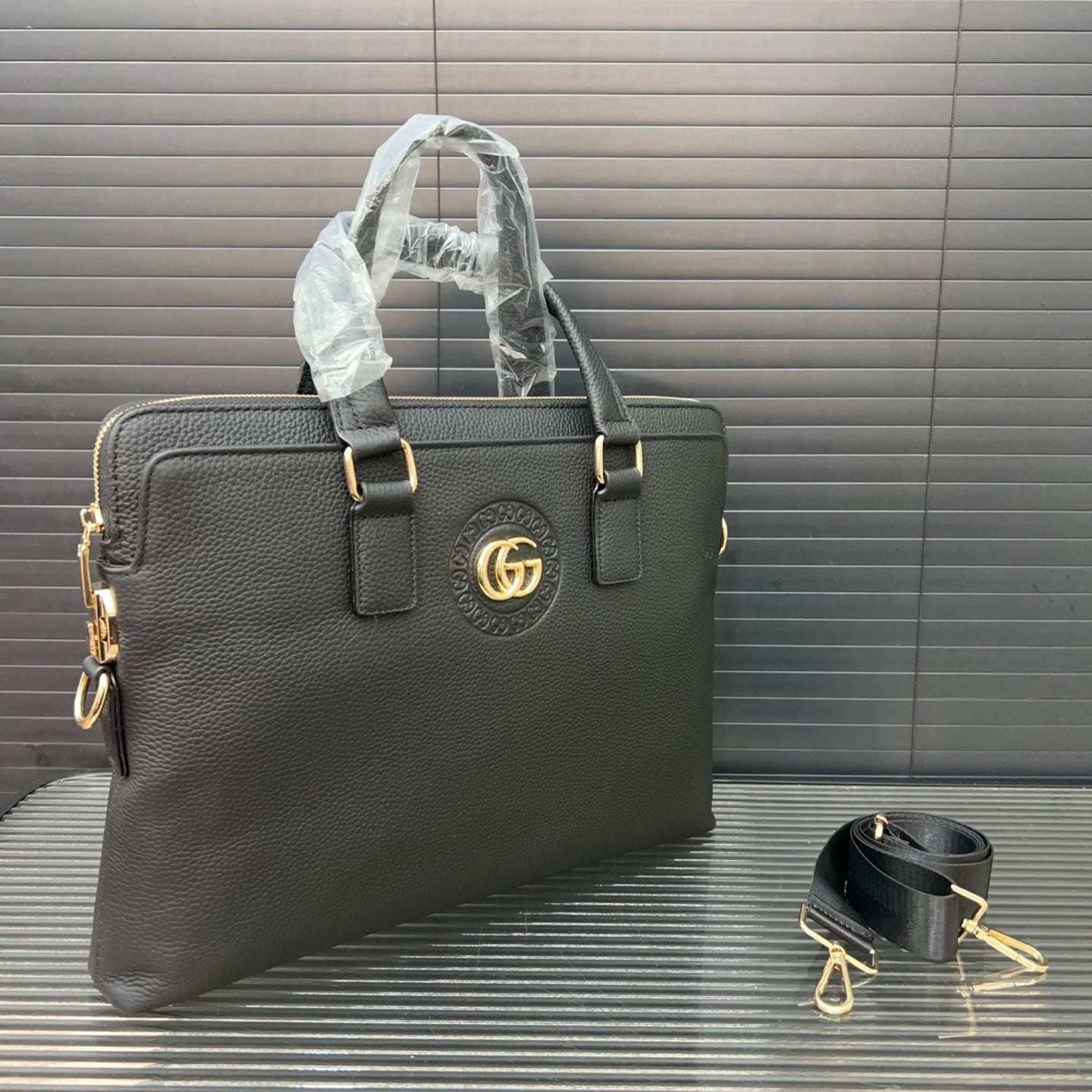 new leather G Logo men's bagsXC052025063004