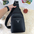 New Fashion Versatile Cowhide Chest Bag 1023121519