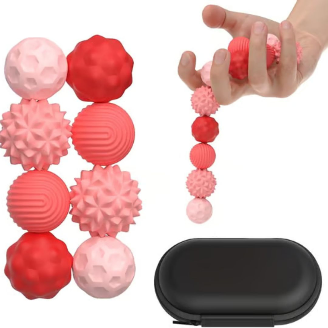 Silicone Magnetic Balls – Sensory Fidget Roller Set