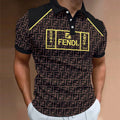 Men's Summer Fashion Printed Polo Shirts 3D1024041802