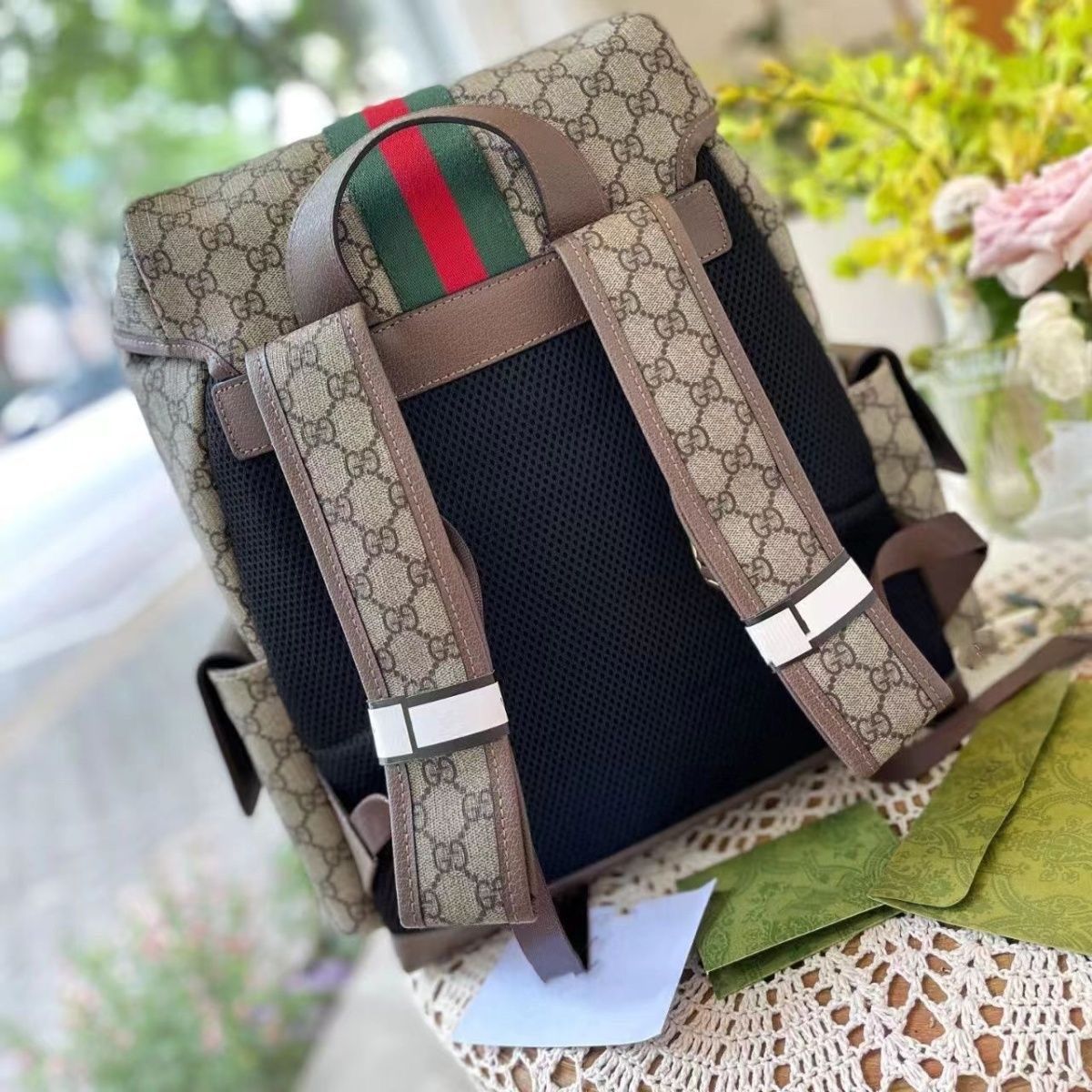 New Fashion G Logo Leater Backpack