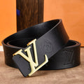 Black belt men's new trend all-match belt pants unisex couple belt