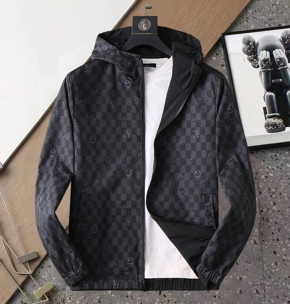 New 2025 leather V Logo Men's JacketXC052025101002