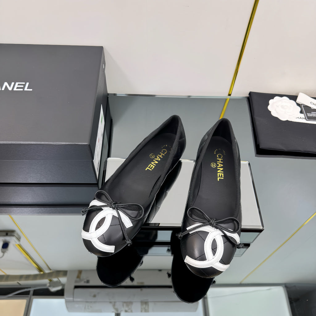 New C Logo Leather Women's ShoesXC052025041401