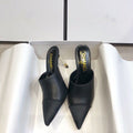 Elegent fashionLogo Black and White Women's High Heeled