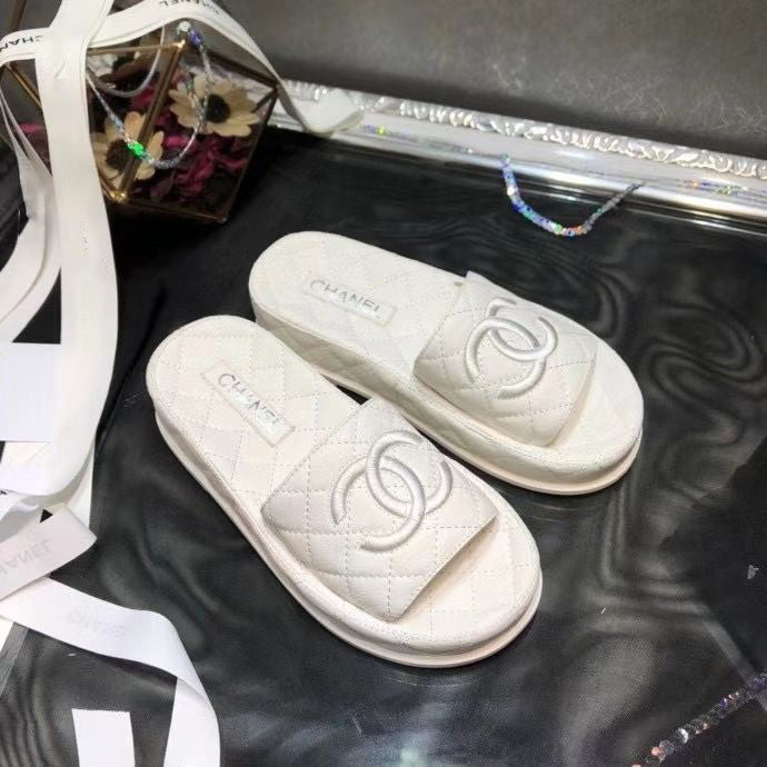 New white New Fashion C logo Summer Women's slipper-PD05202341106
