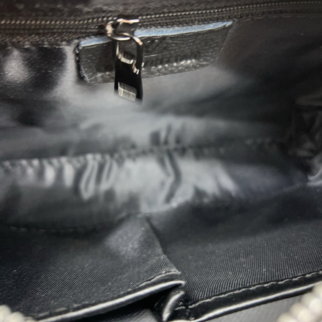 New  Black Leather V Logo Men's BagsXC052025110304