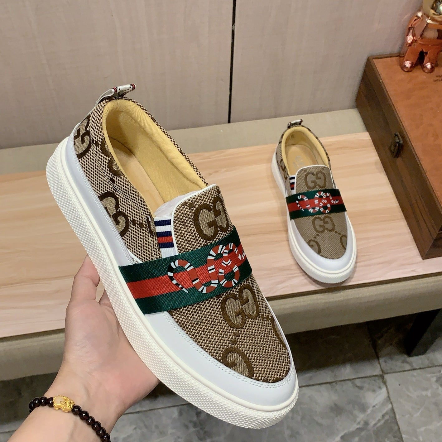 New Fashion G Logo leather Mens LoafersPD052025052603