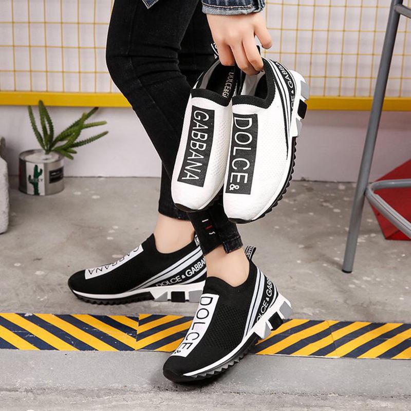 New Fashion Flyknit Sports Shoes Women's Single Shoes 1023122601