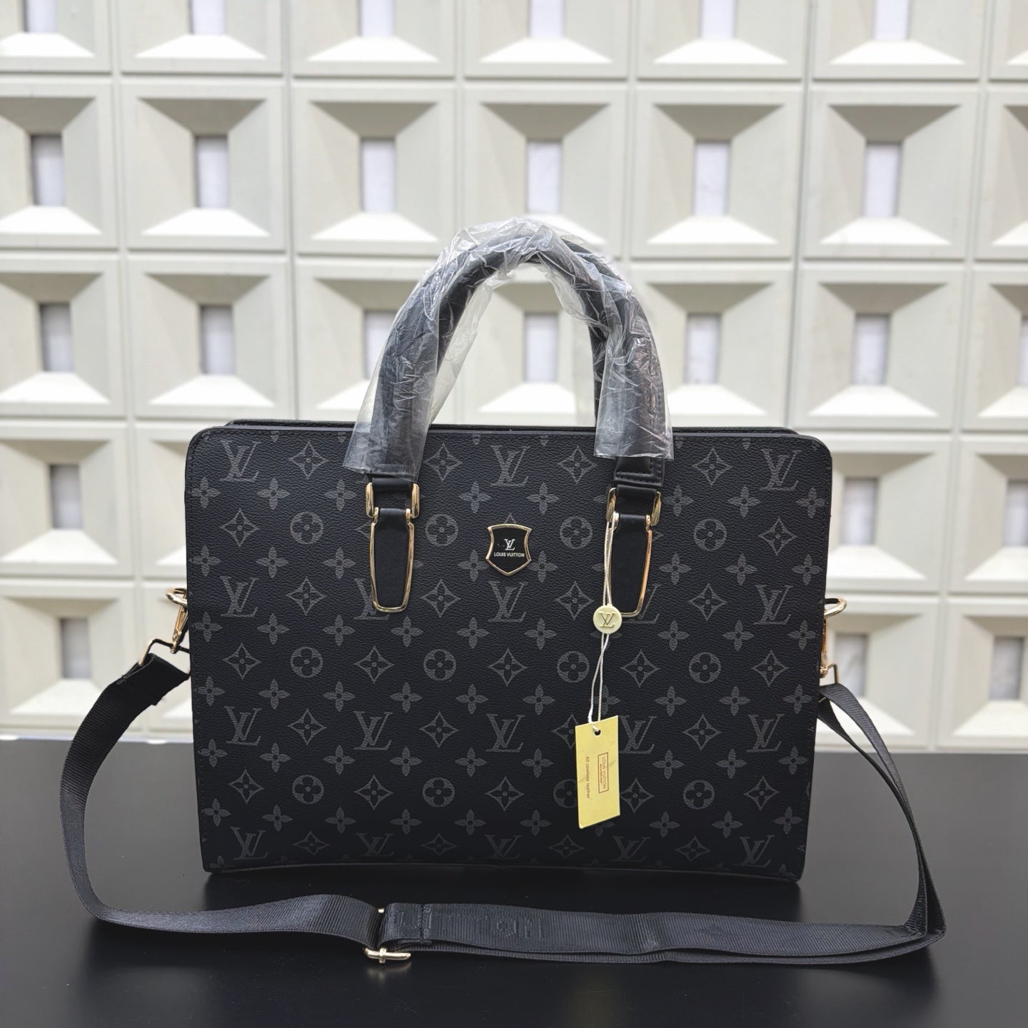 New Black Leather Male or Female BagsXC052026020306