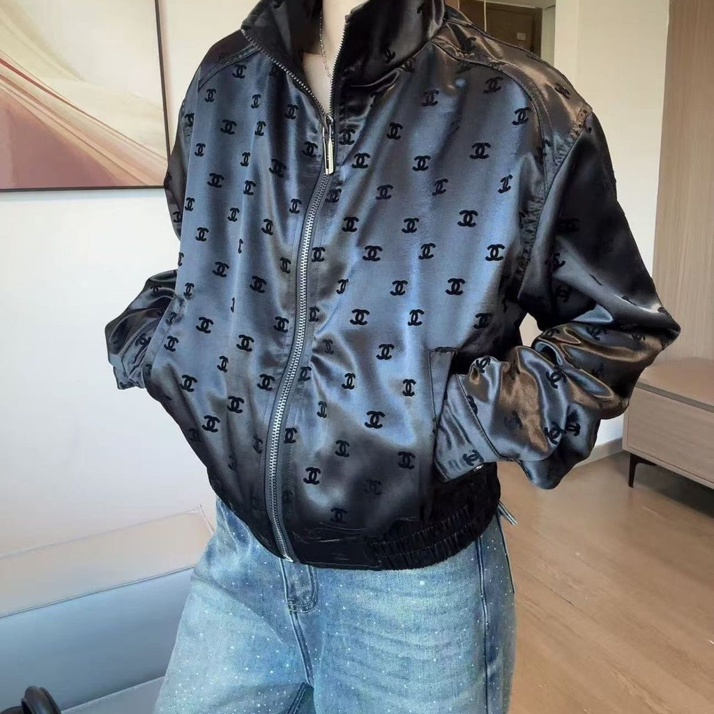 Fashion black Comfortable Women's JacketPD052026031001