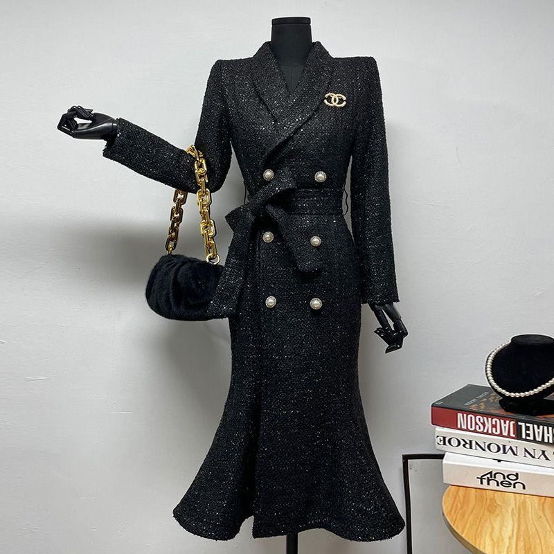 New Fashion C Logo Black Beautiful Women's coats-PD052023121909