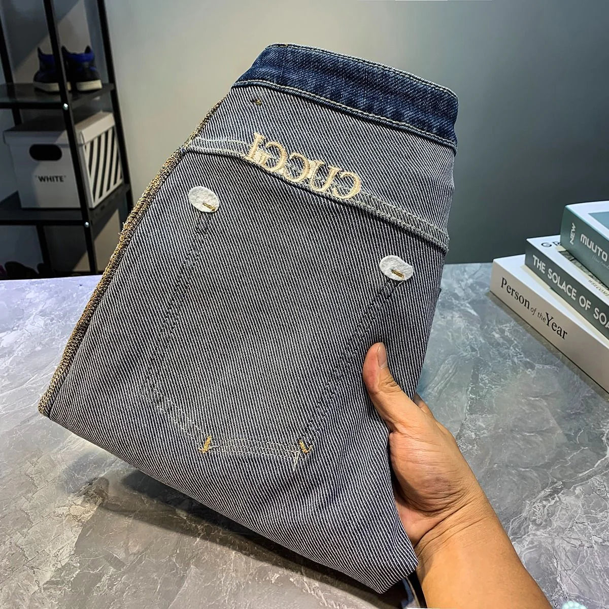 High-end Light Luxury Slim-fit Stretch Men's Trousers 1024073122