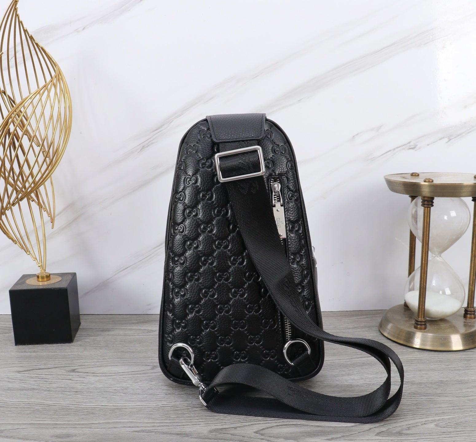New G Logo Real Leather Men's bagsXC052025081311