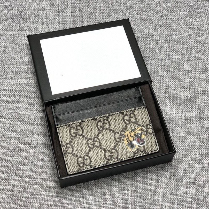 Small Handmade Leather G Logo Fashion Cards Wallets