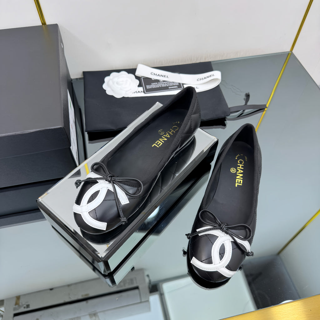 New C Logo Leather Women's ShoesXC052025041401