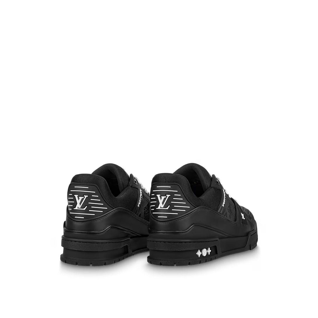 New black V Logo Leather Men's SneakersPD052025040218