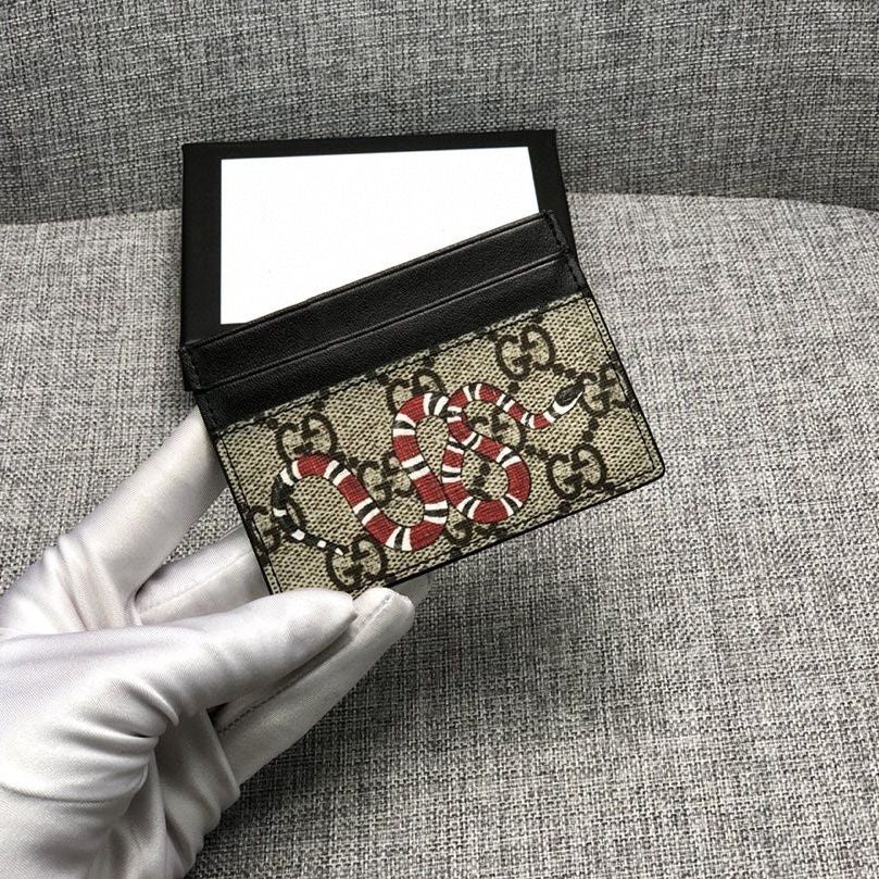Small Handmade Leather G Logo Fashion Cards Wallets
